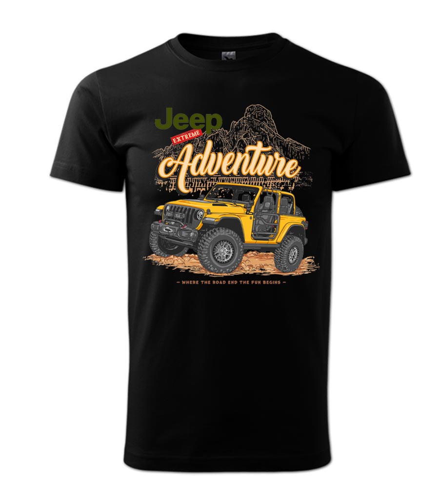 Tričko Jeep - Extreme Adventure